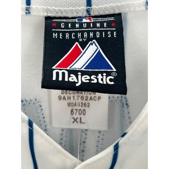 Tom Glavine Signed Mets Jersey Beckett COA HOF 14 Inscription Pinstripe Size XL - Picture 12 of 14